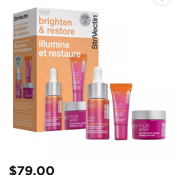StriVectin Other - StriVectin Brighten & Restore Set - Pink and Orange